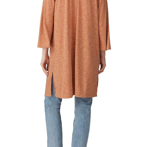 B by Bobeau Ellen Ribbed Waterfall Cardigan - Picture 4 of 5